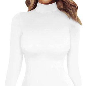White Long Sleeve Mini Dress